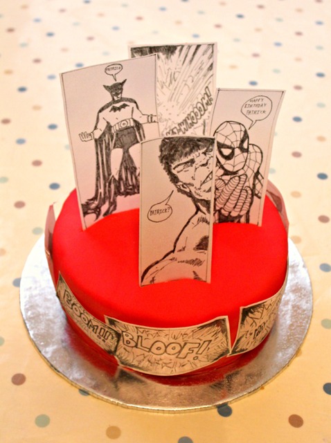 Comic cake